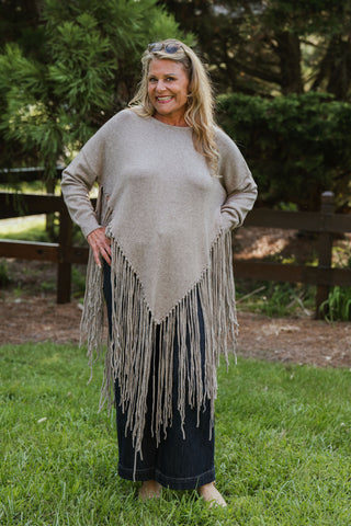 Holy Smoke Fringe Poncho