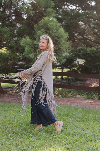 Holy Smoke Fringe Poncho