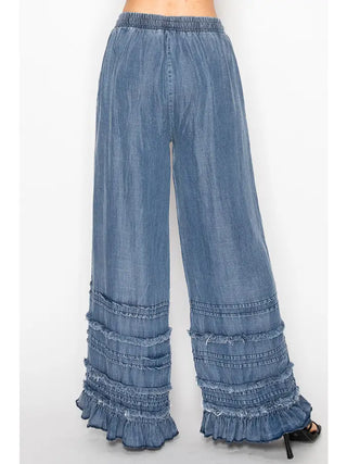 Honey Ruffle Blues Pants