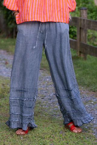 Honey Ruffle Blues Pants