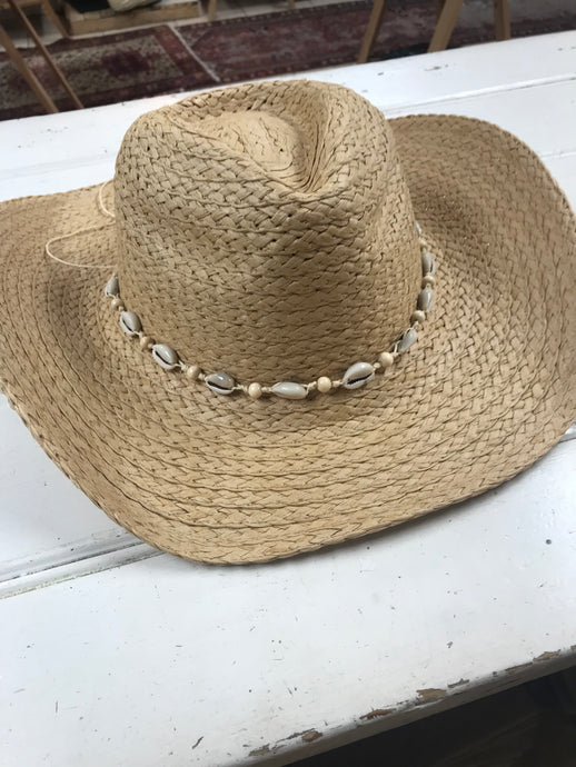 Shell We Beach Cowboy Hat