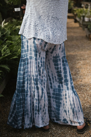 Gypsy Pants White/Indigo