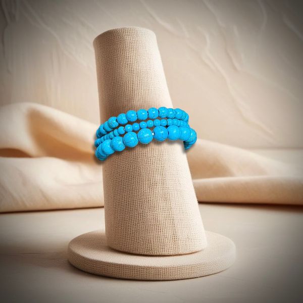 Multi Layer Turq Bracelets