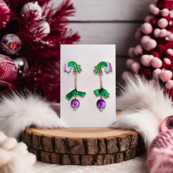 Grinch's Snatch Earrings