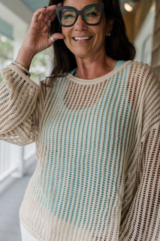 Kathie Cover Up Sweater BG