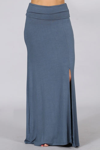 Leila Skirt Smokey Blu