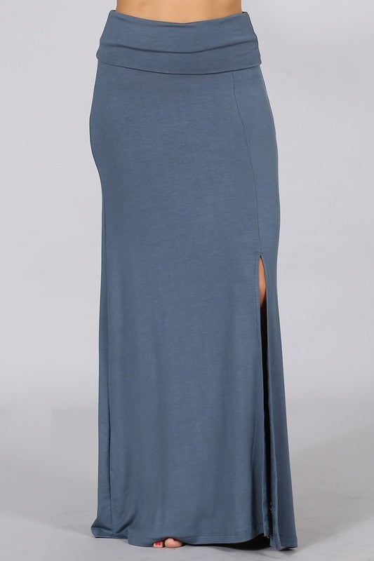 Leila Skirt Smokey Blu