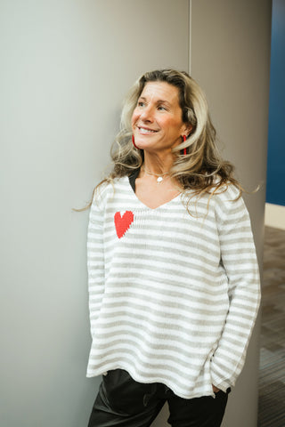 Lovers Lane Sweater Grey