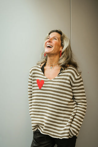 Lovers Lane Sweater Khaki