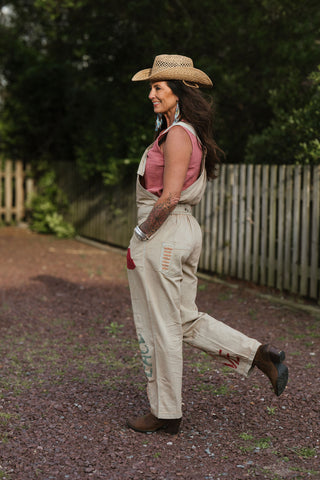 Love will keep us together overalls