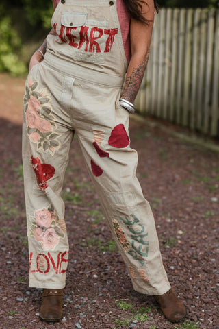 Love will keep us together overalls