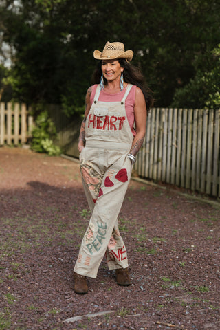 Love will keep us together overalls