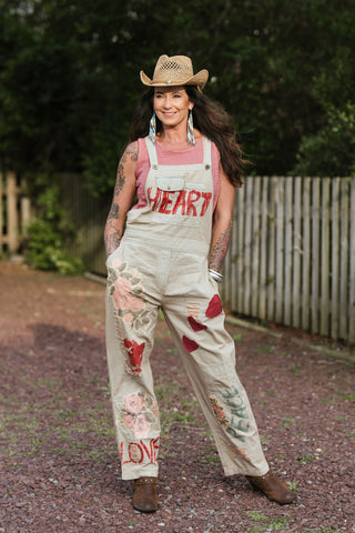 Love will keep us together overalls