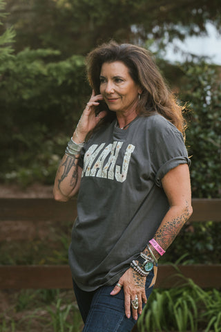 MAHJ Mahjong Floral Tee