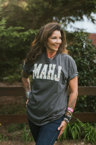 MAHJ Mahjong Floral Tee