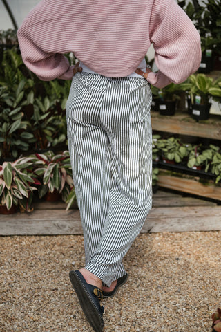 Blueblood Stripe Pants black