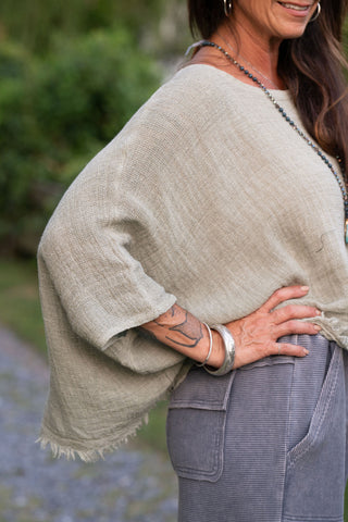 Dreamy Ribs Lounge Pants - Washed Denim