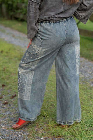 Pocket Paisley Pants