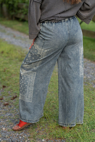 Pocket Paisley Pants