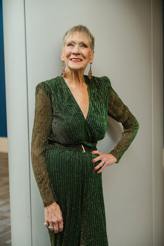 Metalic Crinkle Jumpsuit