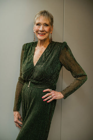 Metalic Crinkle Jumpsuit