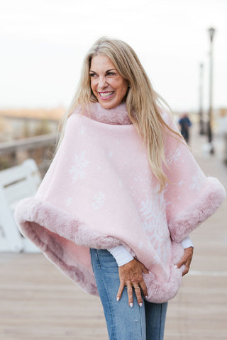 Snowfall Poncho O/S PK