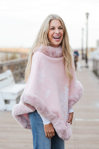 Snowfall Poncho O/S PK