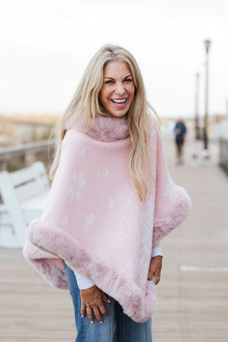 Snowfall Poncho O/S PK
