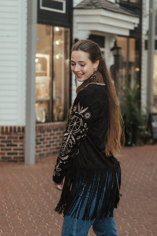 Praire Smoke Suede Coat