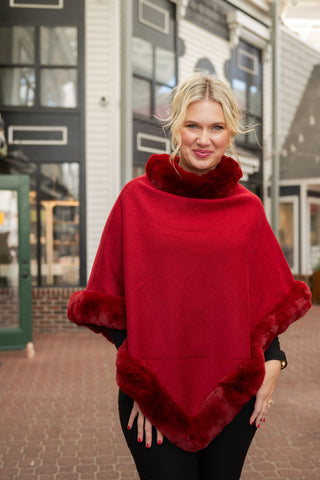 Boardwalk Baronese Poncho O/S Bloodox
