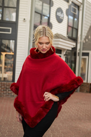 Boardwalk Baronese Poncho O/S Bloodox