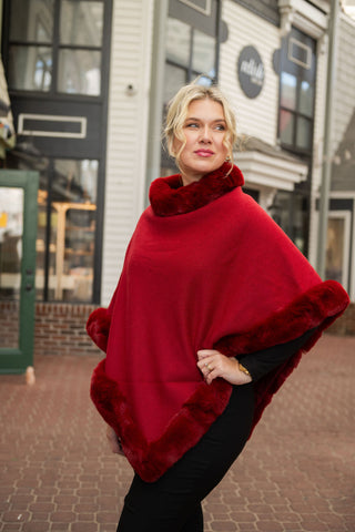 Boardwalk Baronese Poncho O/S Bloodox