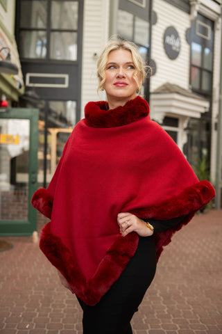 Boardwalk Baronese Poncho O/S Bloodox
