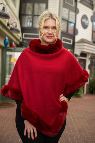 Boardwalk Baronese Poncho O/S Bloodox