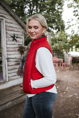 Who Needs Sleeves Plus Size Vest Red