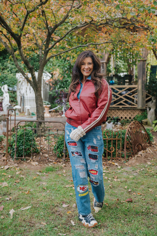 Ride With The Wind Jacket Vintage Red