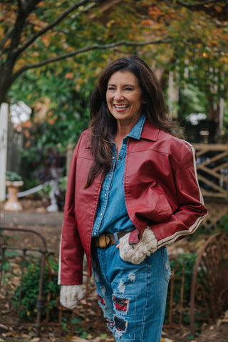 Ride With The Wind Jacket Vintage Red
