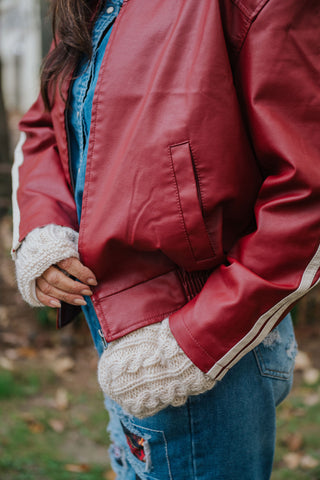 Ride With The Wind Jacket Vintage Red