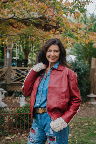 Ride With The Wind Jacket Vintage Red