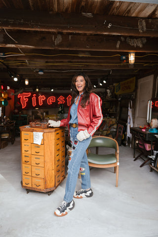 Ride With The Wind Jacket Vintage Red