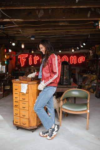 Ride With The Wind Jacket Vintage Red