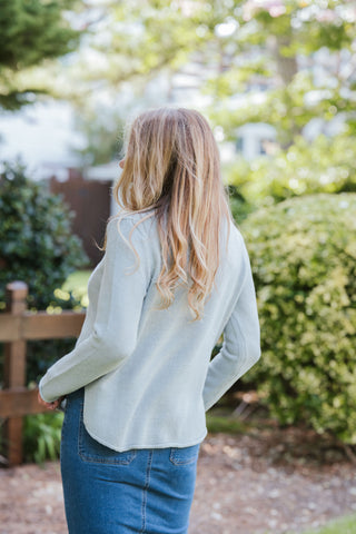 New "Beach" Sweater Sage