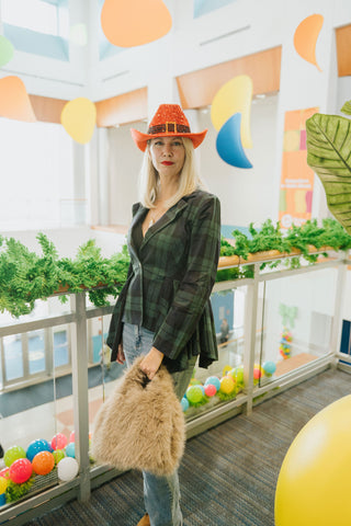 Sparkle Santa Cowboy Hat