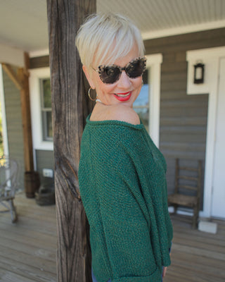 Sarafina Pullover Sweater-DK GN