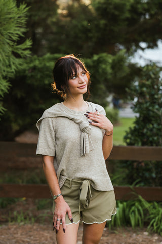Seaside Society Sweater truffle