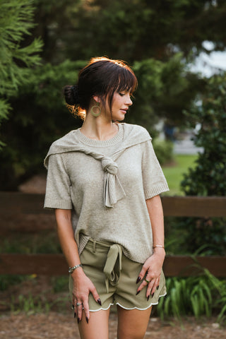 Seaside Society Sweater truffle