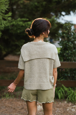 Seaside Society Sweater truffle