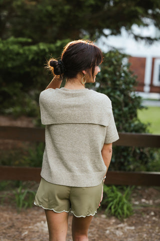 Seaside Society Sweater truffle