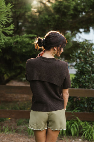 Seaside Society Sweater Choc