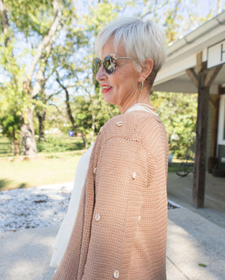 Sea Shell Knit Cardigan